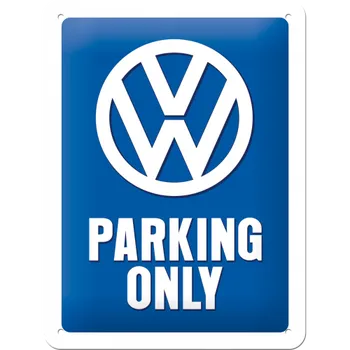 Plechová cedule Postershop Plechová cedule: VW Parking Only - 20x15 cm
