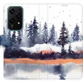 Pouzdro na mobilní telefon Flipové pouzdro iSaprio - Winter 02 - Honor 200 Lite