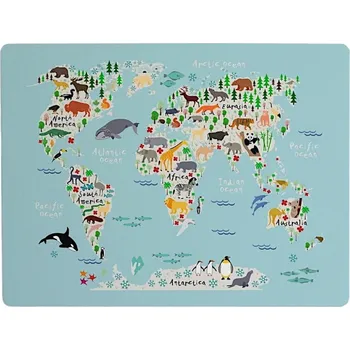 Stolní podložka Podložka na stůl Little Nice Things World Map, 55 x 35 cm ID_1046682