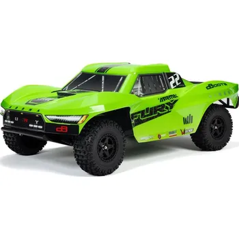 RC model auta Arrma Fury Mega 550 1:10 RTR Basic zelená