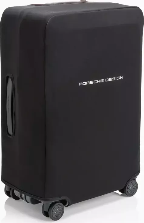 PORSCHE DESIGN Hardcase Cover Trolley M Ochranný kryt na zavazadlo černá (Vysoce kvalitní ochranný kryt pro Porsche Design Roadster Hardcase Trolley M. Vyrobený z měkkého neoprenu, s otvory pro rukojeti a zipem.)