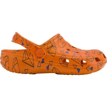 Chlapecké pantofle Dětské pantofle Coqui BIG FROG PRINTED 30/31 Oranžová