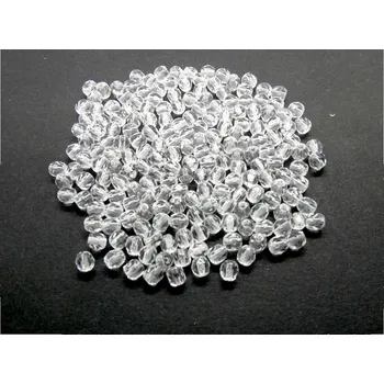 Dětské navlékací korálky CZ Broušené korálky, 4mm, barva 00030 - 30ks