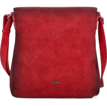 Kabelka Indee střední crossbody kabelka červená 6317 red