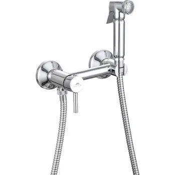 Vodovodní baterie Olsen Spa Ultra-30 Onyx New bidetová baterie nástěnná 150 mm se sprškou chrom OLBAU30ONNEW