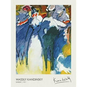 Plakát Plakát, Obraz - Sunday (1911), Wassily Kandinsky