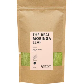 Natios The Real Moringa Leaf BIO 100 g Přírodní produkt Natios The Real Moringa Leaf BIO 100 g