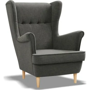 Křeslo Křeslo ušák VELO - model 3 Šedá