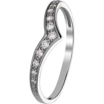 Prsten Zlaton Prsten bílé zlato osázený zirkony vel.60 1.15g 000972603247