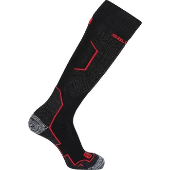 Pánské termoprádlo ponožky Salomon Impact black/matador-x - Velikost: XL