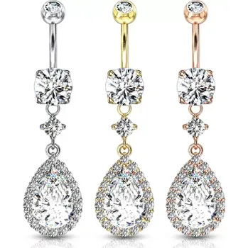 Piercing Piercing do pupíku s kapkou lásky