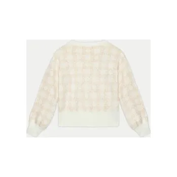 Dámský svetr Guess Svetr J4BR04 Z3K10 Béžová Relaxed Fit 7Y