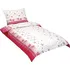 Povlečení Bellatex Kopretina růžová povlečení krepové 140 x 200, 70 x 90 cm zipový uzáběr