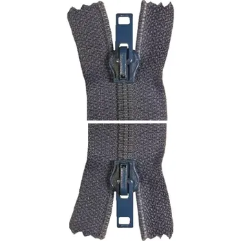 Zip Spirálový zip, nedělitelný - 73cm - modrá - WICO - BALENÍ 10 ks