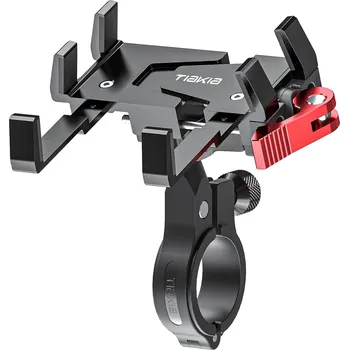 Pevný bezpečný kovový držák mobilu na kolo a motorku