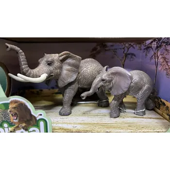 Slon a slůně sada Animal World
