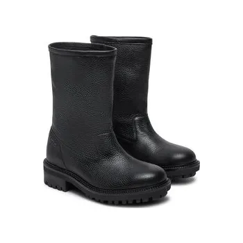 Dámské kozačky Polokozačky Calvin Klein HW0HW02234 Černá 36