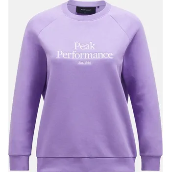 Dámská mikina MIKINA PEAK PERFORMANCE W ORIGINAL CREW BOUGAINVILLEA