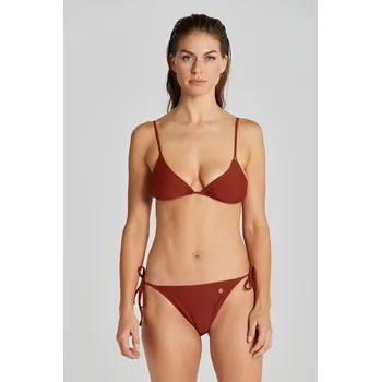 Dámské plavky PLAVKY GANT TIE SIDE BIKINI SPODNÍ DÍL SYRUP BROWN