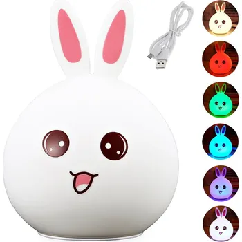 Dětské svítidlo VERK GROUP Noční světlo zajíček pro děti - hřejivá atmosféra