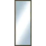 DANTIK - Zarámované zrcadlo - rozměr s rámem cca 60x160 cm z lišty Anversa černá AU (3149)