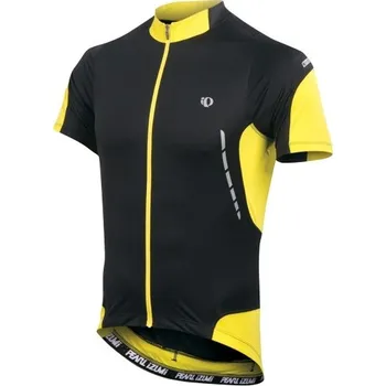 cyklistický dres Pearl Izumi dres P.I.Elite Jers. black/yellow - Velikost: L