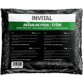 Akváriový písek černý 2-4 mm 25kg