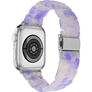Ostatní příslušenství k chytrým hodinkám eses Řemínek z epoxidové pryskyřice - Vzorovaný světle fialový, 38mm, 40mm, 41mm