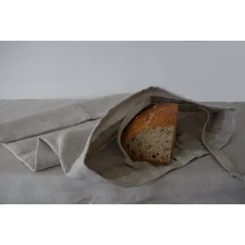 chlebník E-len Lněný pytlík na chléb - přírodní