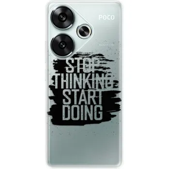 Pouzdro na mobilní telefon Odolné silikonové pouzdro iSaprio - Start Doing - black - Poco F6