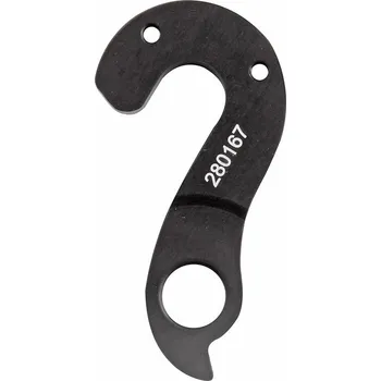 přehazovačka intec patka přehazovačky 280167 frézovaná elox černá