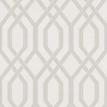 Tapeta AdaWall Geometrická vliesová tapeta na zeď, krémová, 1502-1, Vera, AdaWall, velikost 10 x 1,06 m