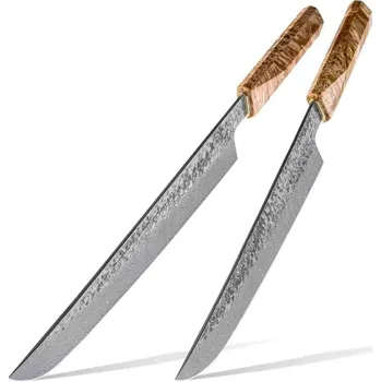 Kuchyňský nůž Sushi nůž z damaškové oceli SaKuro Sashimi Sakimaru 26,9 cm