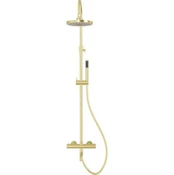 Sprchový set Nástěnný termostatický sprchový a vanový set VEO zlatá (10863) HOPA