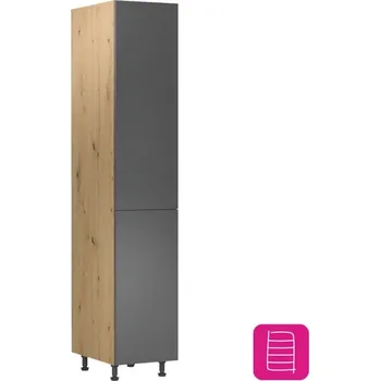 Kuchyňská skříňka Langen D40SP Dub artisan/šedý mat Doprava ZDARMA.