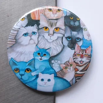 Dekorativní magnet Zuzana Honsová Kočky magnet 56 mm