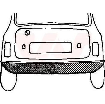 Příslušenství karosérie Zadní stěna VAN WEZEL 0201.35