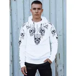 Dstreet Originální bílá mikina s potiskem