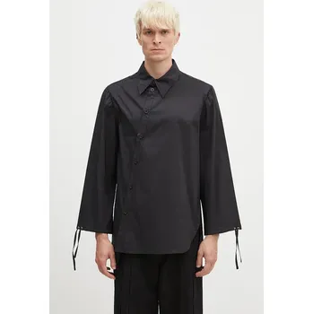 Pánská košile Košile Andersson Bell Bouquet Asymmetric Shirt, M, černá, 99X