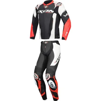 Moto bunda Dvoudílná kožená kombinéza IXON VORTEX 3 red 1027 Velikost: 3XL