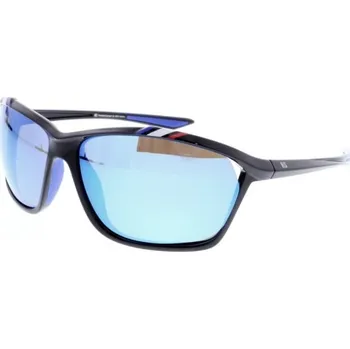 Sluneční brýle HIS 97100 černá lesk, čočka červená zrcadlo polarizovaná 3