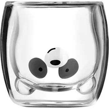 Sklenice Alum Dvojitá sklenice ve tvaru pandy