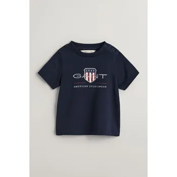 Dívčí tričko TRIČKO GANT ARCHIVE SHIELD SS T-SHIRT EVENING BLUE