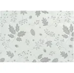 Vánoční prostírání na stůl Piante 35x50 cm bílo-stříbrný, Sande