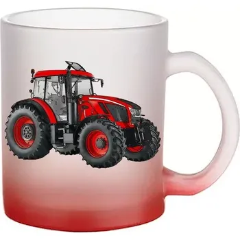 Zetor Crystal 160 skleněný hrnek traktor (hrneček s traktorem matné sklo )