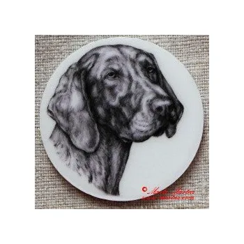 Německý ohař magnet nebo placka - Magnet