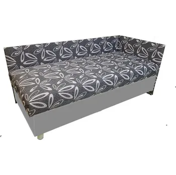 Postel Postel polohovací Senior rohová 90 x 200cm-pravá Šedo/šedá kombinace