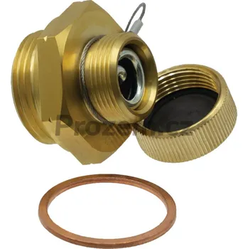 Ventil Servisní olejový ventil G 1" BSP, výstupní konektor M26