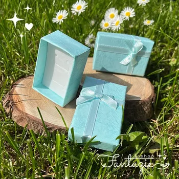 Dárková krabička Atelier Fantazie - Dárková krabička na náušnice/řetízek - 90003 - mint