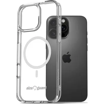 Pouzdro na mobilní telefon AlzaGuard Crystal Clear TPU Case Compatible with Magsafe pro iPhone 16 Pro Max
